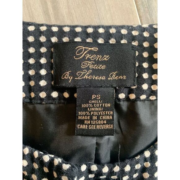 Trenz Petite by Theresa Trenz polka dot jacket size small petite - Picture 5 of 7